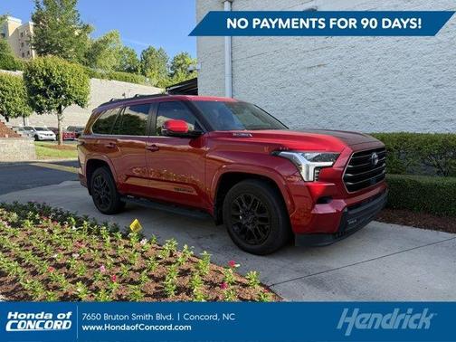 Red 2025 Toyota Sequoia SR5