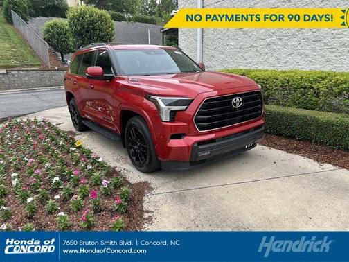 Red 2025 Toyota Sequoia SR5