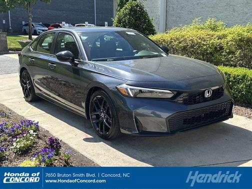 Meteorite Gray Metallic 2026 Honda Civic Sport