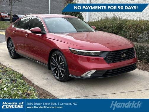 Radiant Red Metallic 2026 Honda Accord Hybrid Touring