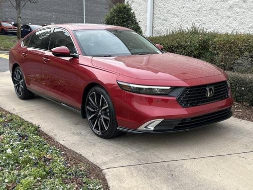 Radiant Red Metallic 2026 Honda Accord Hybrid Touring
