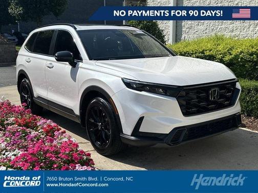 Platinum White Pearl 2025 Honda CR-V Hybrid Sport-L