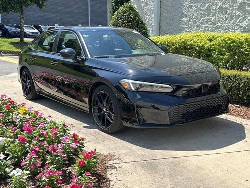 Crystal Black Pearl 2025 Honda Civic Hybrid