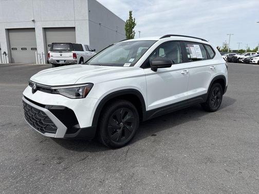 Pure White 2025 Volkswagen Taos 1.5T S