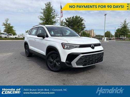 Pure White 2025 Volkswagen Taos 1.5T S