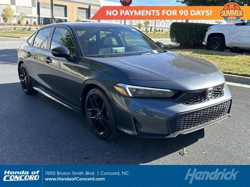 Meteorite Gray Metallic 2026 Honda Civic Sport