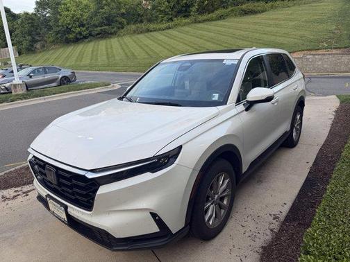 Platinum White Pearl 2024 Honda CR-V EX