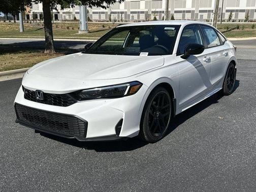 Platinum White Pearl 2026 Honda Civic Sport