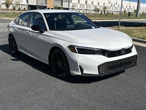 Platinum White Pearl 2026 Honda Civic Sport