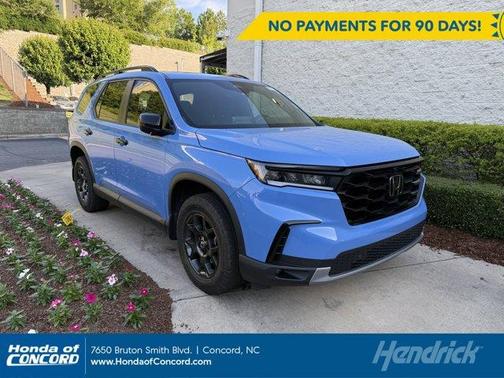 Sky Blue Pearl 2024 Honda Pilot TrailSport
