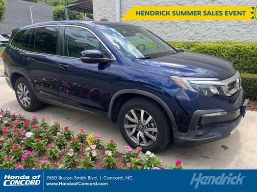 Obsidian Blue Pearl 2021 Honda Pilot EX-L