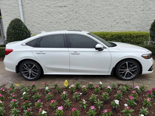 Platinum White Pearl 2023 Honda Civic Touring