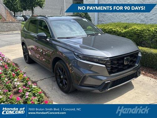Meteorite Gray Metallic 2024 Honda CR-V Hybrid Sport