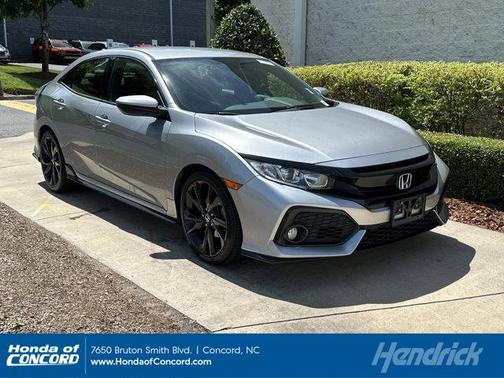 Lunar Silver Metallic 2018 Honda Civic Sport