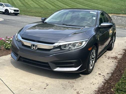 Modern Steel Metallic 2017 Honda Civic LX