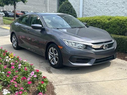 Modern Steel Metallic 2017 Honda Civic LX