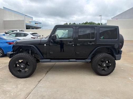 Black Clearcoat 2015 Jeep Wrangler Unlimited Sahara