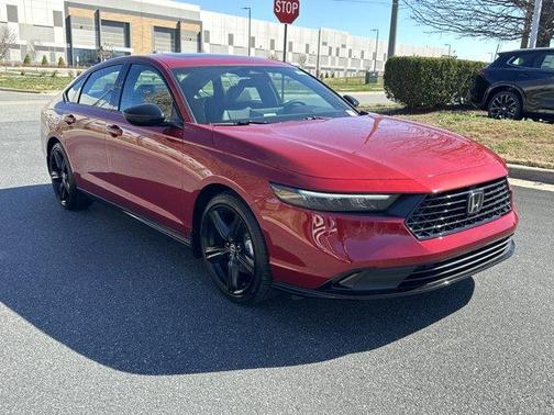 Radiant Red Metallic 2026 Honda Accord Hybrid Sport-L