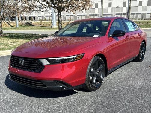 Radiant Red Metallic 2026 Honda Accord Hybrid Sport-L
