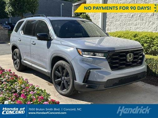 Sonic Gray Pearl 2025 Honda Pilot Black Edition