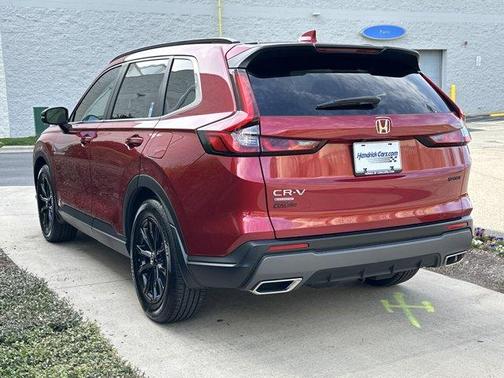 Radiant Red Metallic 2025 Honda CR-V Hybrid Sport