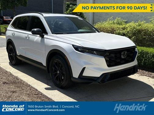 Platinum White Pearl 2024 Honda CR-V Hybrid Sport-L