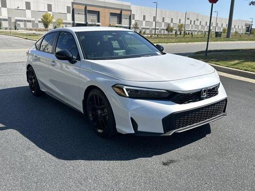 Platinum White Pearl 2026 Honda Civic Sport