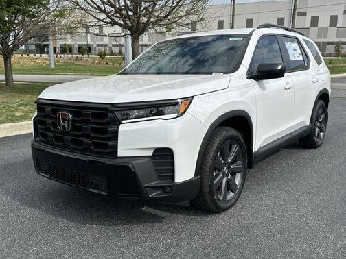 Platinum White Pearl 2026 Honda Pilot Sport