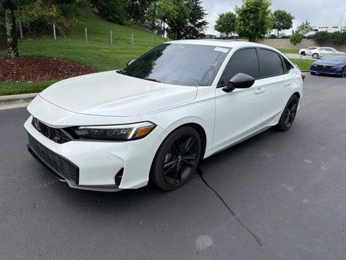 Platinum White Pearl 2025 Honda Civic Si