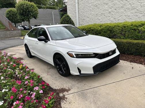 Platinum White Pearl 2025 Honda Civic Si