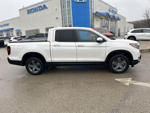 Platinum White 2023 Honda Ridgeline RTL-E