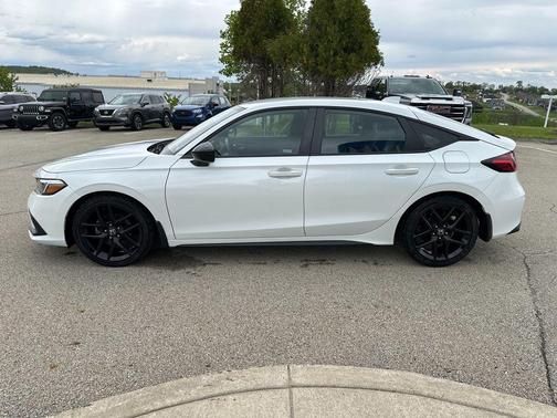 Platinum White Pearl 2023 Honda Civic Sport