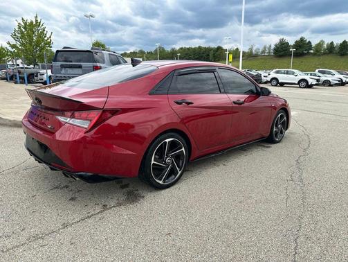 Scarlet Red Pearl 2023 Hyundai ELANTRA N Line