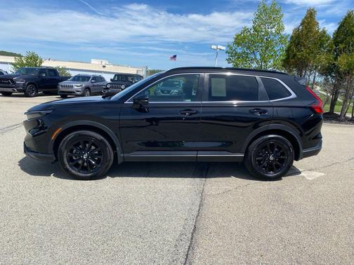 Crystal Black Pearl 2024 Honda CR-V Hybrid Sport AWD