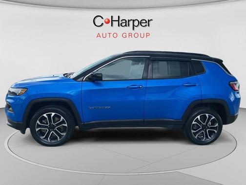 Laser Blue Pearlcoat 2023 Jeep Compass Limited