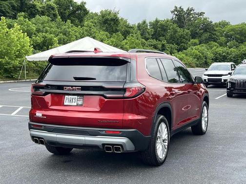 Volcanic Red Tintcoat 2025 GMC Acadia FWD Elevation