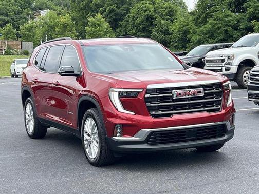 Volcanic Red Tintcoat 2025 GMC Acadia FWD Elevation