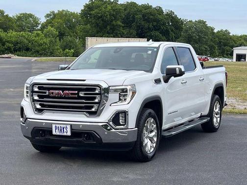 Summit White 2021 GMC Sierra 1500 SLT