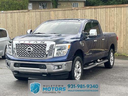 Deep Blue Pearl 2016 Nissan Titan XD SL