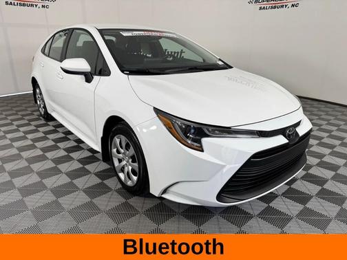 White 2025 Toyota Corolla LE