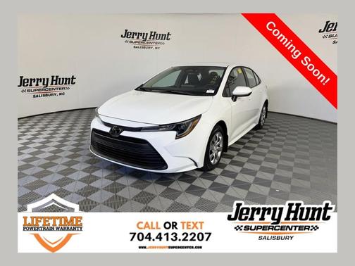 White 2025 Toyota Corolla LE