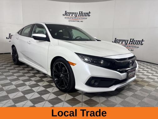 Platinum White Pearl 2021 Honda Civic Sport