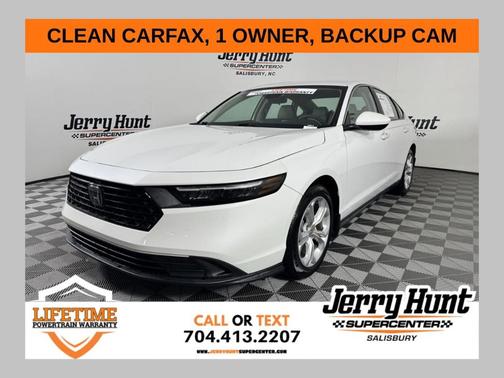 White 2023 Honda Accord LX