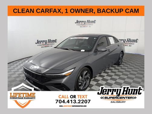 Gray 2025 Hyundai ELANTRA Limited