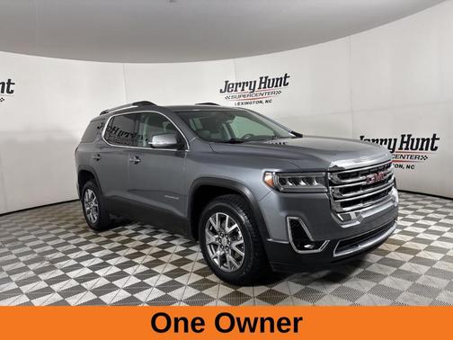 Satin Steel Metallic 2021 GMC Acadia SLT