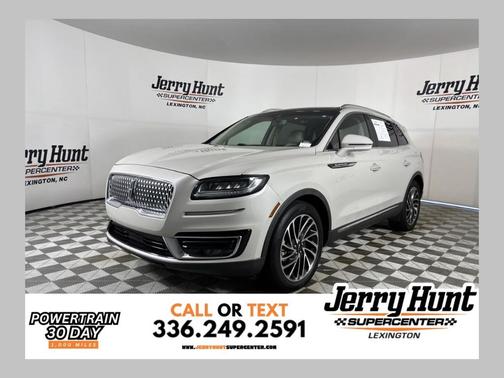 Pearl Metallic 2019 Lincoln Nautilus Reserve