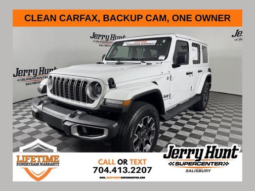 Bright White Clearcoat 2024 Jeep Wrangler Sahara