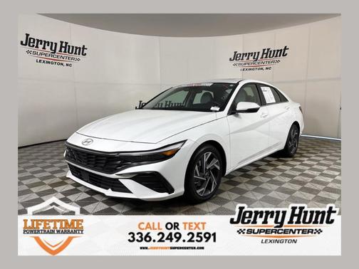 White 2025 Hyundai ELANTRA Limited