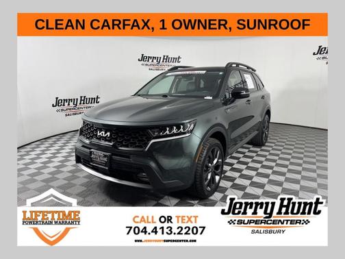 Aruba Green 2023 Kia Sorento X-Line EX