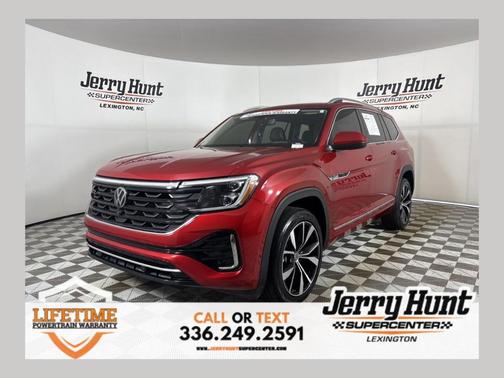 Aurora Red Metallic 2024 Volkswagen Atlas 2.0T SEL Premium R-Line